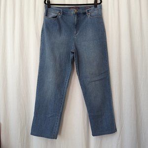 Gloria Vanderbilt Amanda Light Wash Denim Jeans Size 16